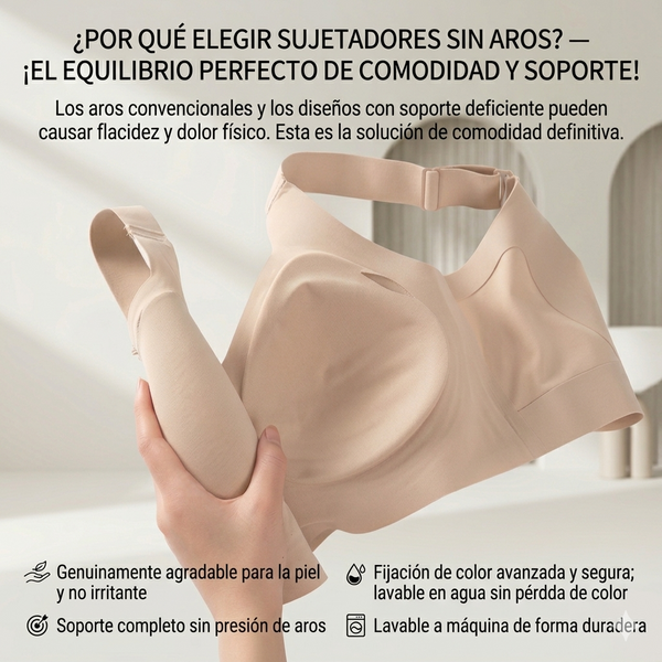 Bra Sin Aros Cómodo y Moldeador